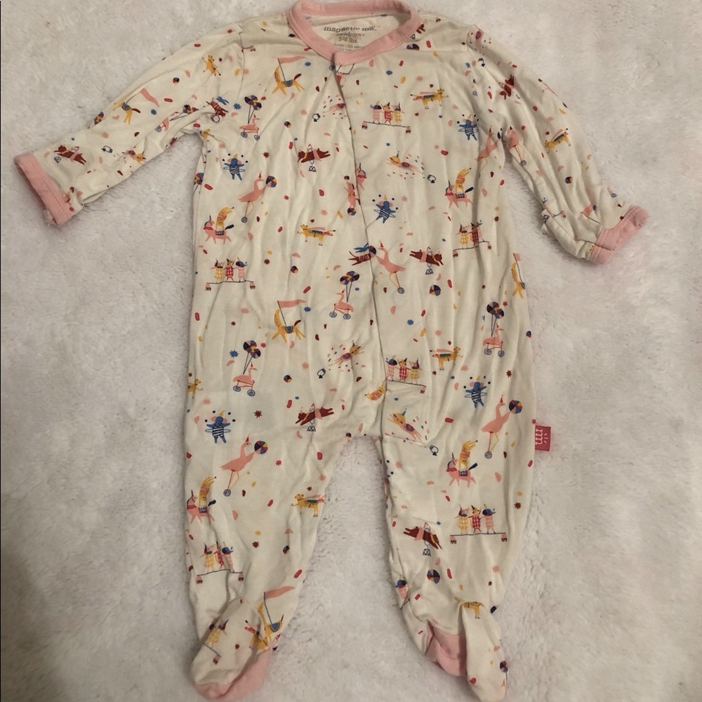 Magnetic Me newborn onesie